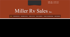 Desktop Screenshot of millerrvsales.ca