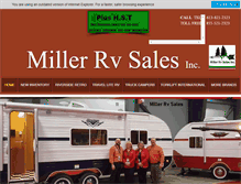 Tablet Screenshot of millerrvsales.ca